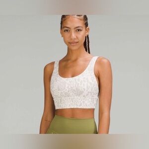 LuluLemon cheetah print Align sports bra size 10